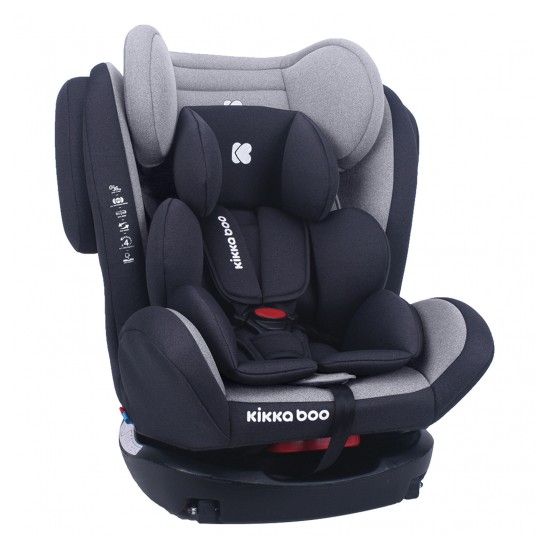 Kikka Boo - Κάθισμα Αυτοκινήτου 0-36kg 4 Fix DOUBLE ISOFIX Light Grey 2020