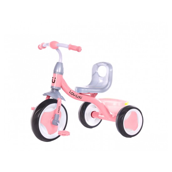 Kikka Boo - Τρίκυκλο ποδήλατο Lou-Lou Padi Pink με καλάθι