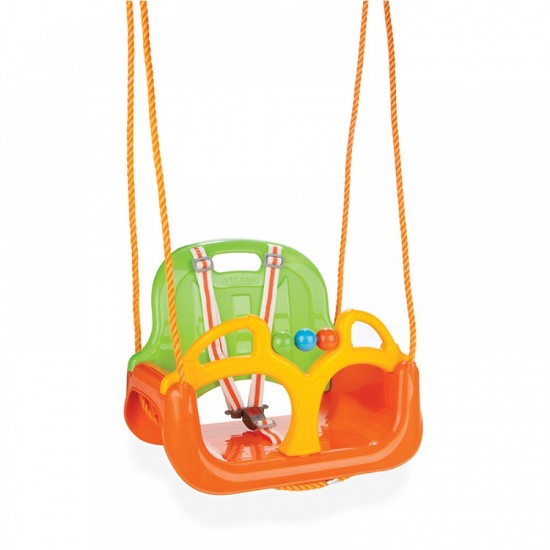 Pilsan - Παιδική Κούνια με Σχοινιά & Πλάτη Samba Swing Orange 06129