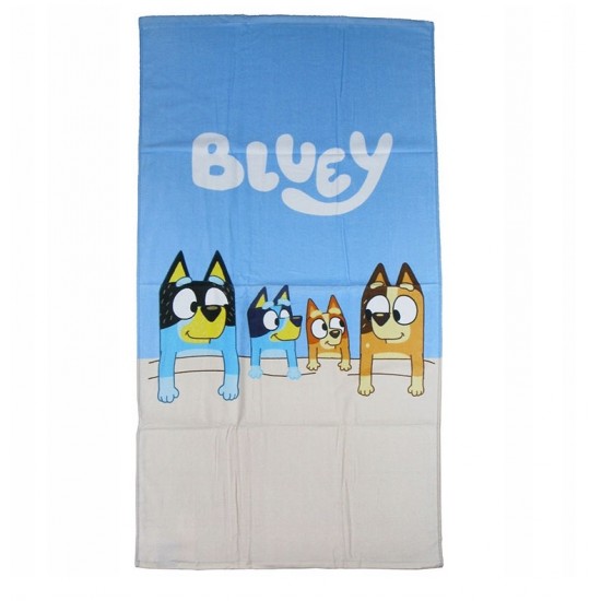 Kids Heroes - Πετσέτα Θαλάσσης Bluey Family 70×140cm