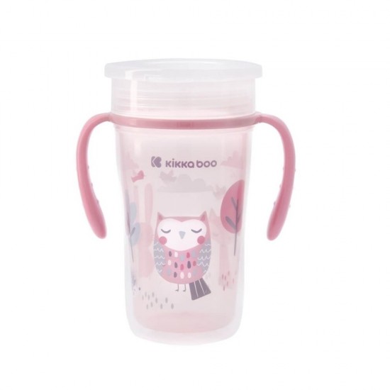 Kikka Boo - Εκπαιδευτικό κύπελλο Sippy cup 360° Owl