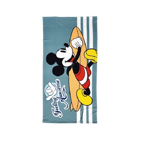 Arditex - Πετσέτα θαλάσσης με μικροΐνες Mickey Feeling Awesome 70X140εκ