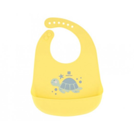 Kikka Boo - Σαλιάρα σιλικόνης Sea World Turtle